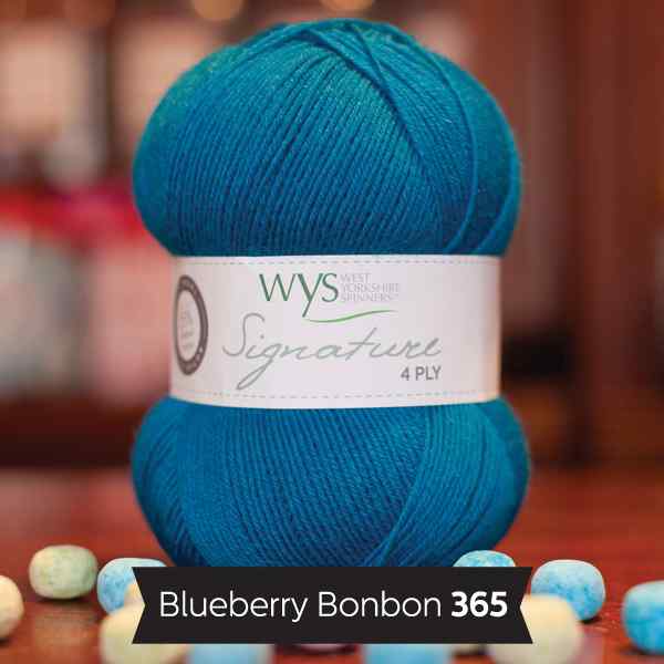 WYS Signature 4 ply Sweet Shop Range 365 Blueberry Bonbon